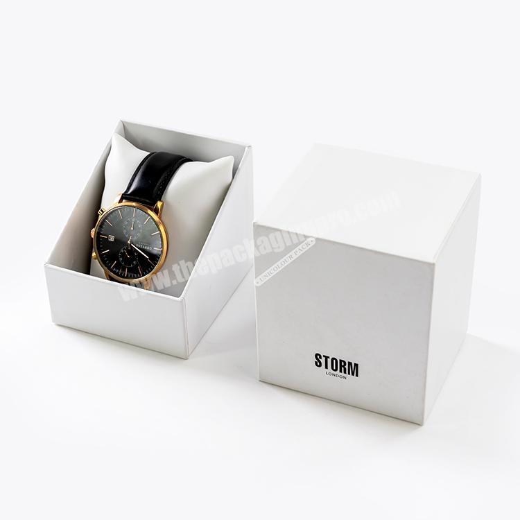 Luxury Paper Cardboard Watch Gift Box Custom Handmade Watch Boxes Cases  retail watch box