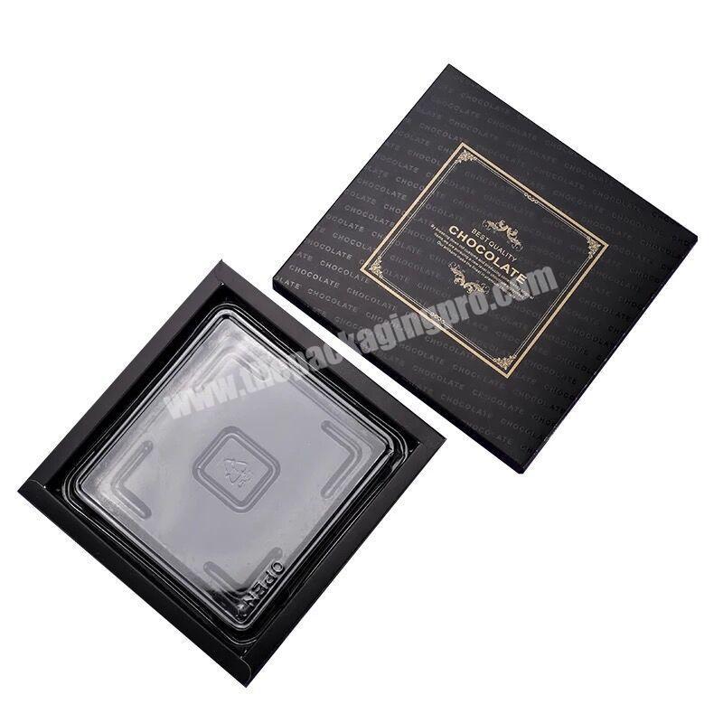 Luxury UV Embossing Gold Logo Chocolate Packaging Paper Boxes Chocolate Boxes With Insert