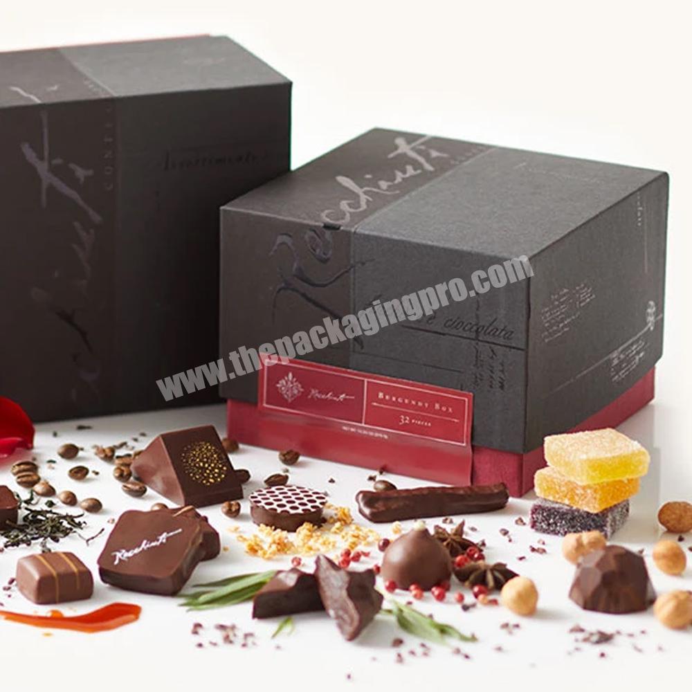 Luxury chocolate christmas box packaging box chocolate box wedding chocolate