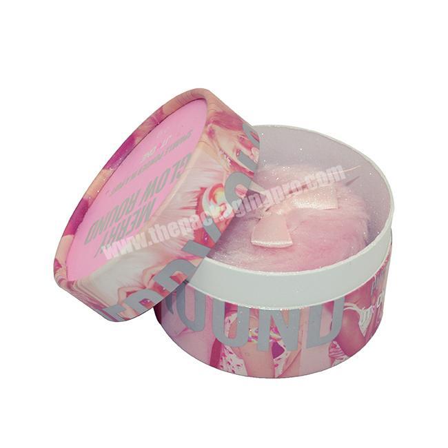 Luxury cosmetic cardboard Kraft paper tube gift box powder shaker for baby body  loose powder packaging