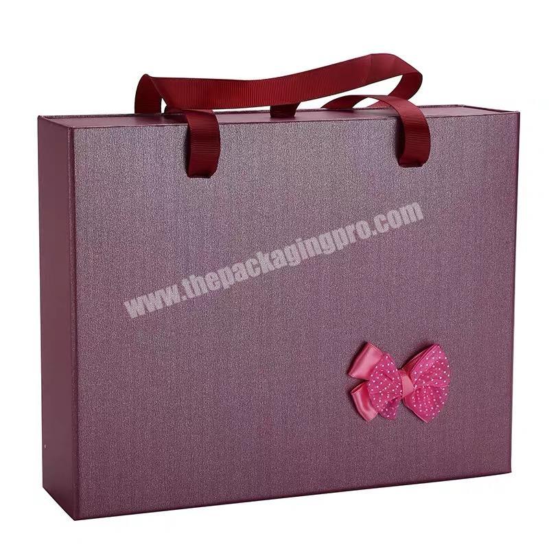 Luxury custom logo hot stamping packaging drawer gift boxes for clothing