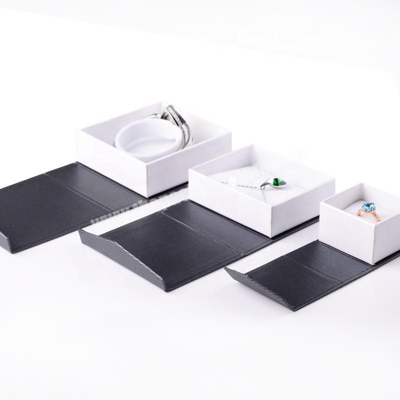 Luxury customizable cardboard jewelry box ,jewelry packaging box