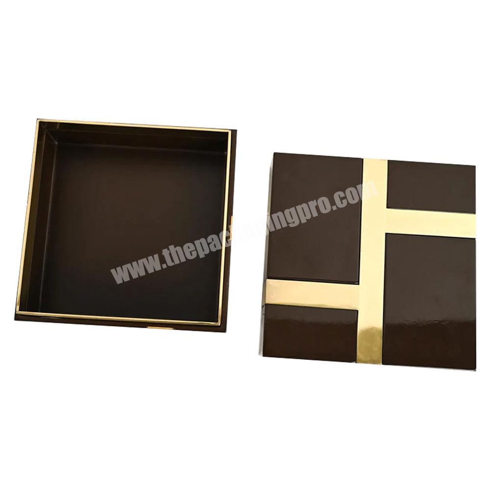 Luxury customized christmas gift box elegant women scarf gift packaging box men tie gift boxes cardboard with lid