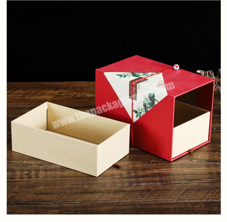 Single/Double Layer Drawer Gift Box Packaging Custom Design Gift Box  Manufacturer