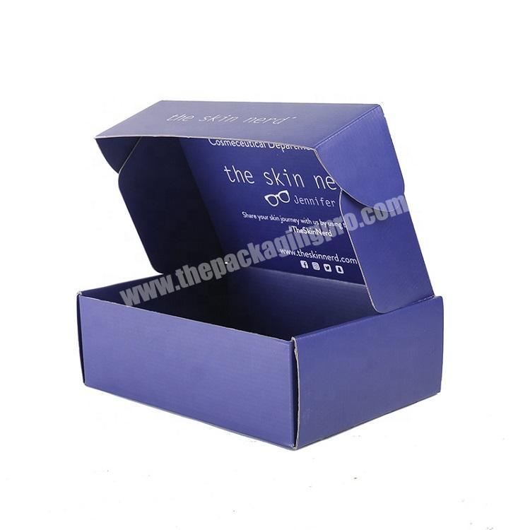 Luxury customized printing shipping packaging boxes clothing shipping boxes