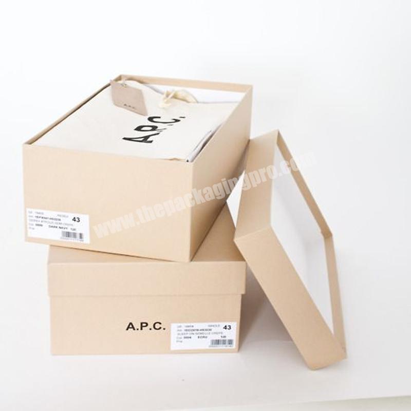 Luxury white foldable shoe box customised carton cardboard satin shoe boxes for sale high-grade folding rigid shoes box