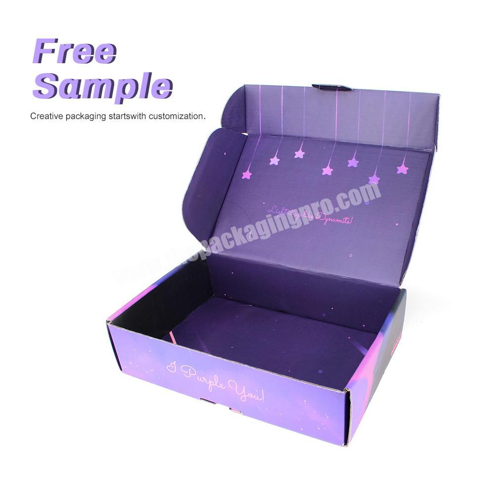 Mailer Box Manufacture Customized Colored Mailer Boxes With Custom Logo Printed