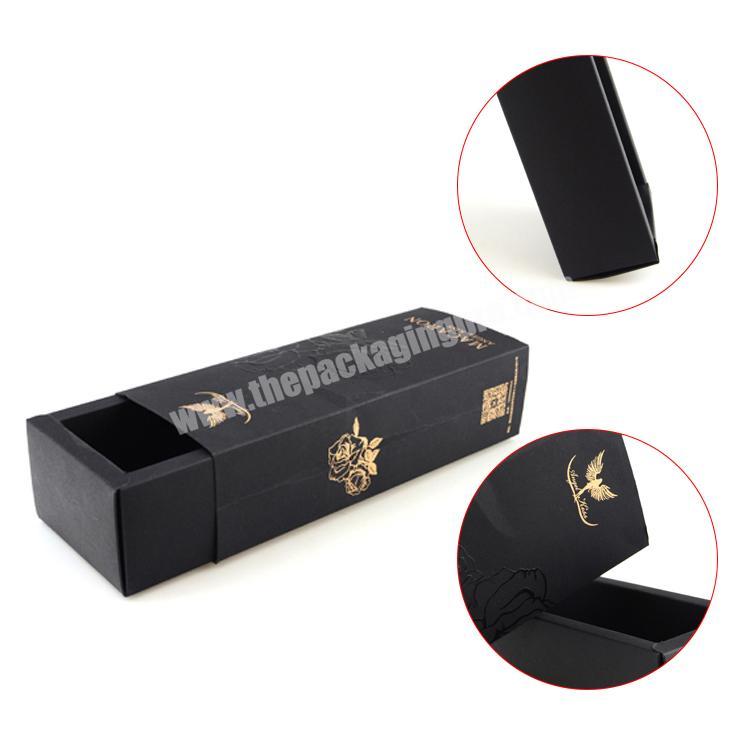 Make custom black pen cardboard packaging box cardboard with manufacturers