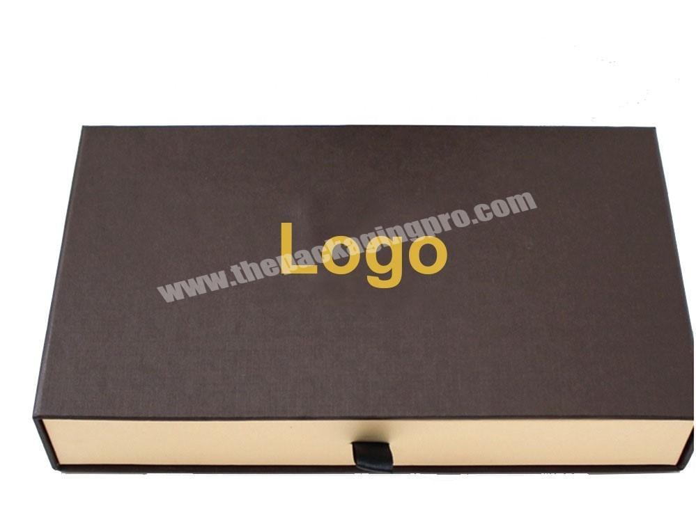 Manufacturer Custom Premium Wig Hair Extension Drawer Slide Box Packaging With Lid factory