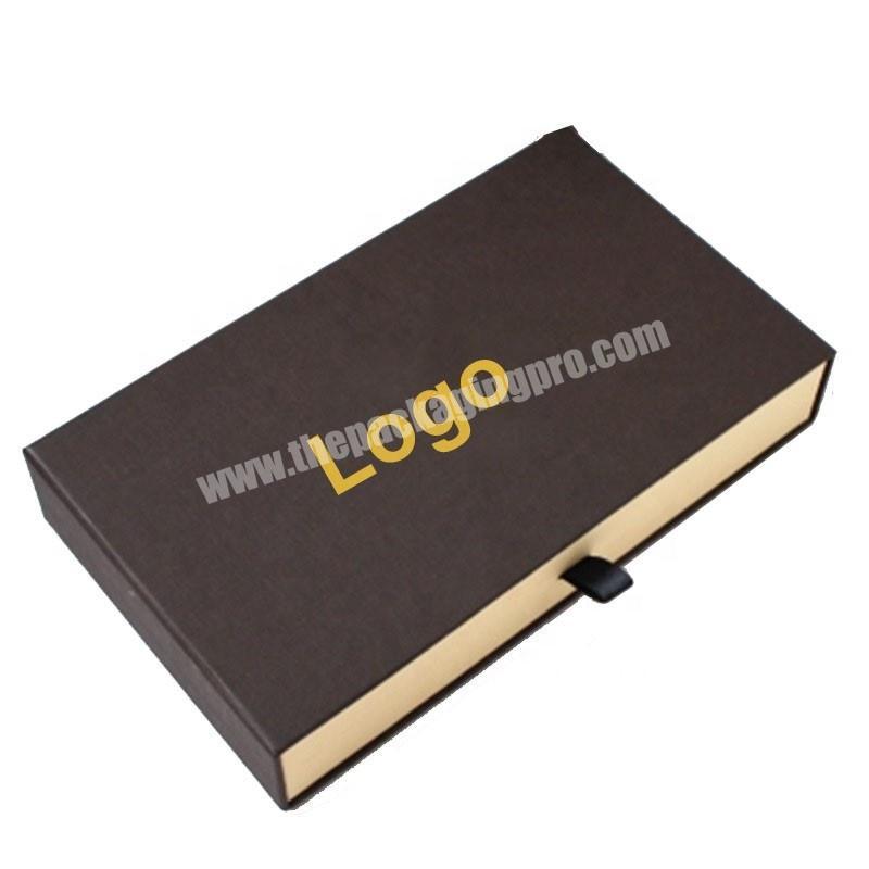 personalize Manufacturer Custom Premium Wig Hair Extension Drawer Slide Box Packaging With Lid