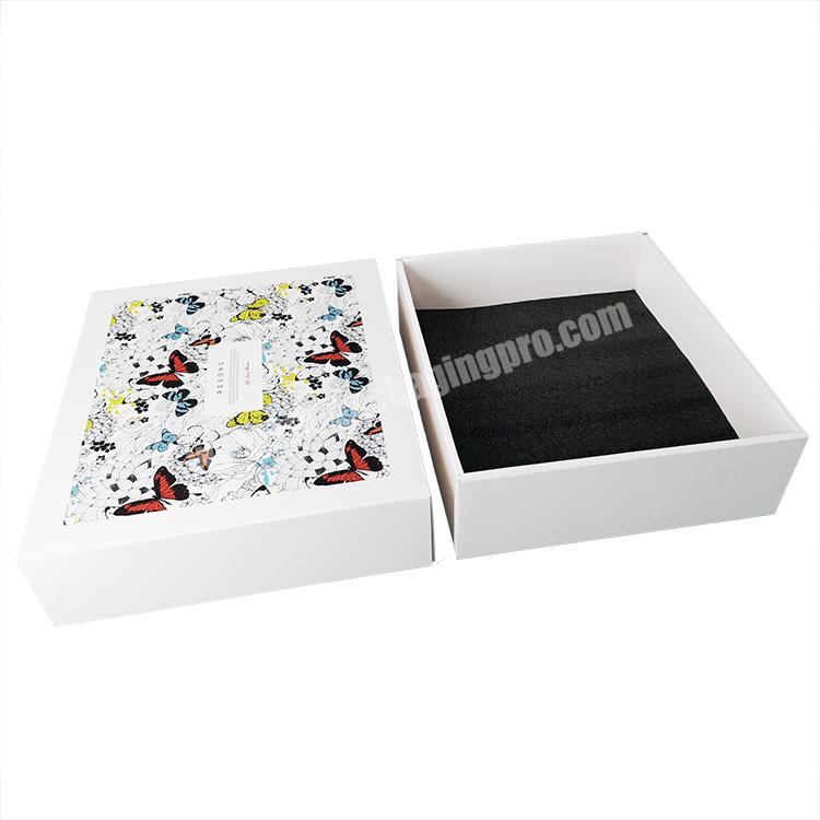 Manufacturer New Style Bespoke Printed Logo Heaven And Earth Cover Gift Box High Grade Exquisite Paper Gift Box