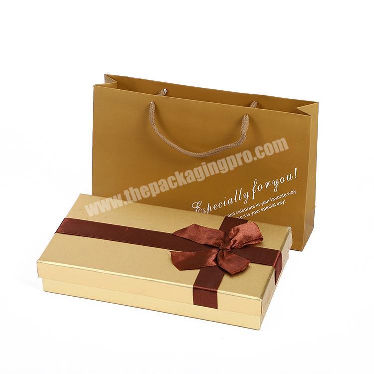 Manufacturer Wholesale Custom Luxury Rectangle Packing Paper Gift Packaging Chocolate Box