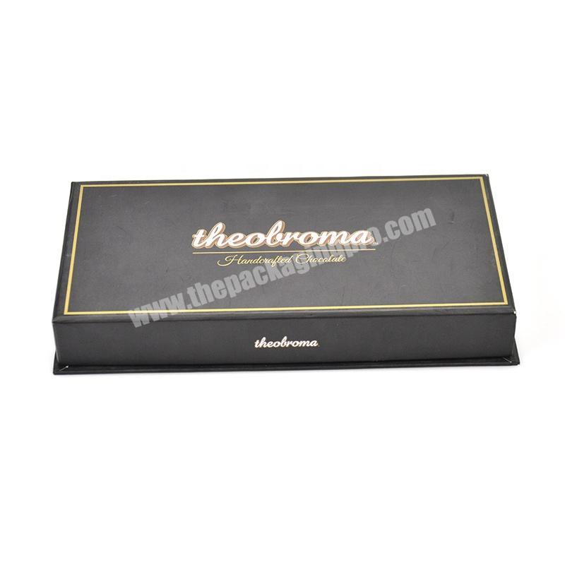 Manufacturer production chocolate paper gift box design custom printed paper chocolate packaging