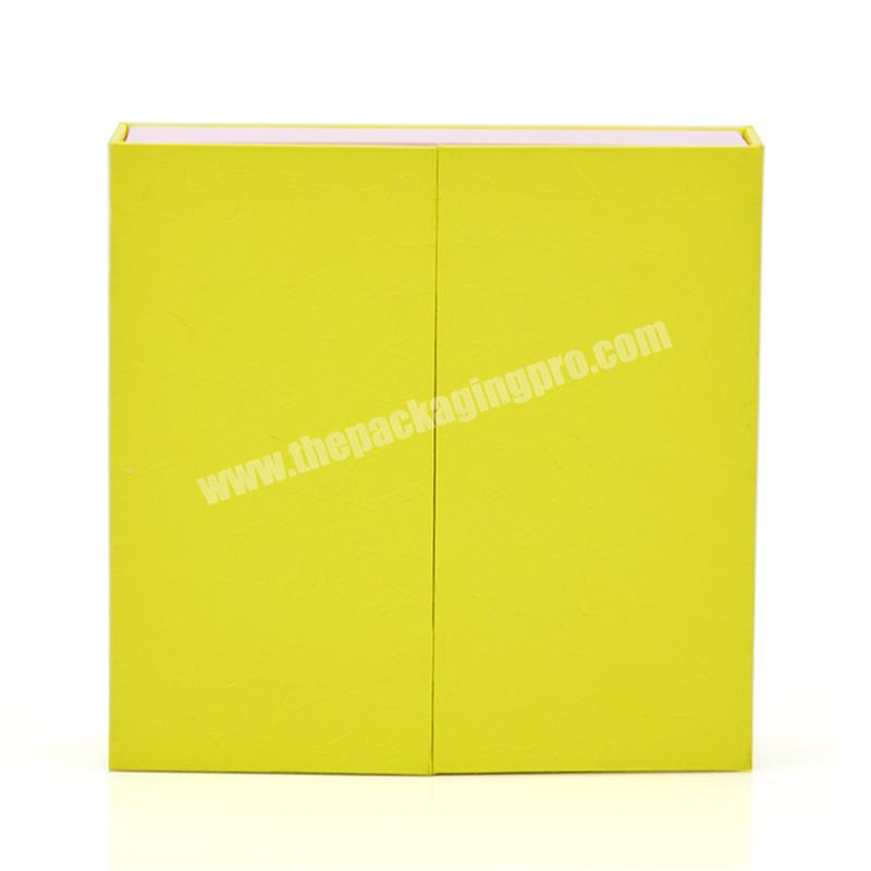 Manufacturer production chocolate paper gift box design custom top quality paper chocolate box with two doors