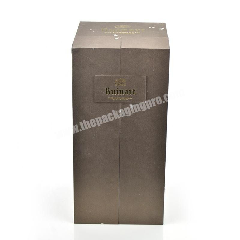 Manufacturer production customized personalized design wine cardboard box packaging wine glass storage boxes