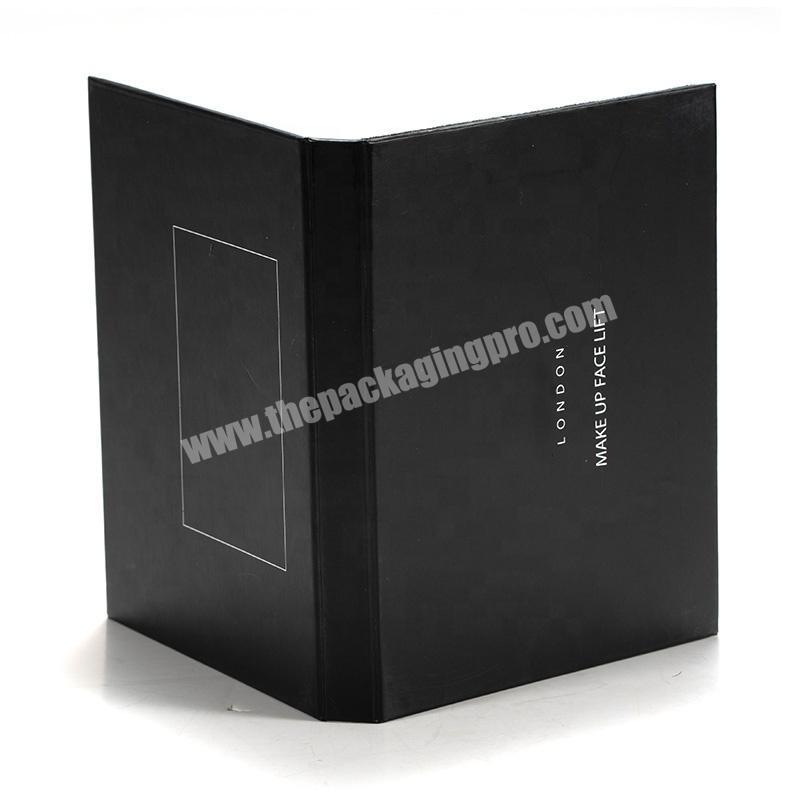 Manufacturer production eyeshado palette box design customized cosmetic paper packaging box