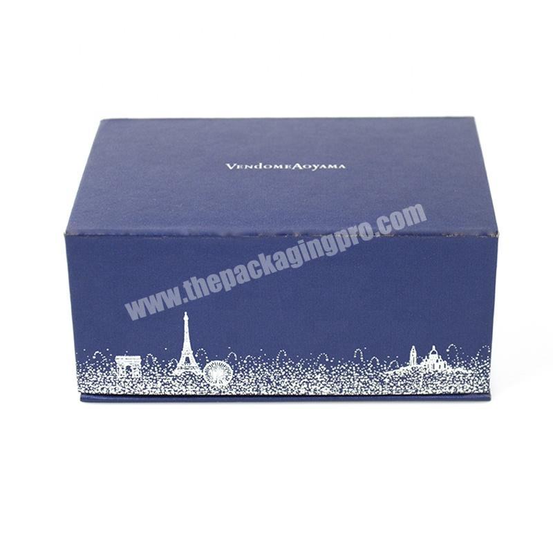 Manufacturer production printing paper box design custom paper packaging jewelry storage box
