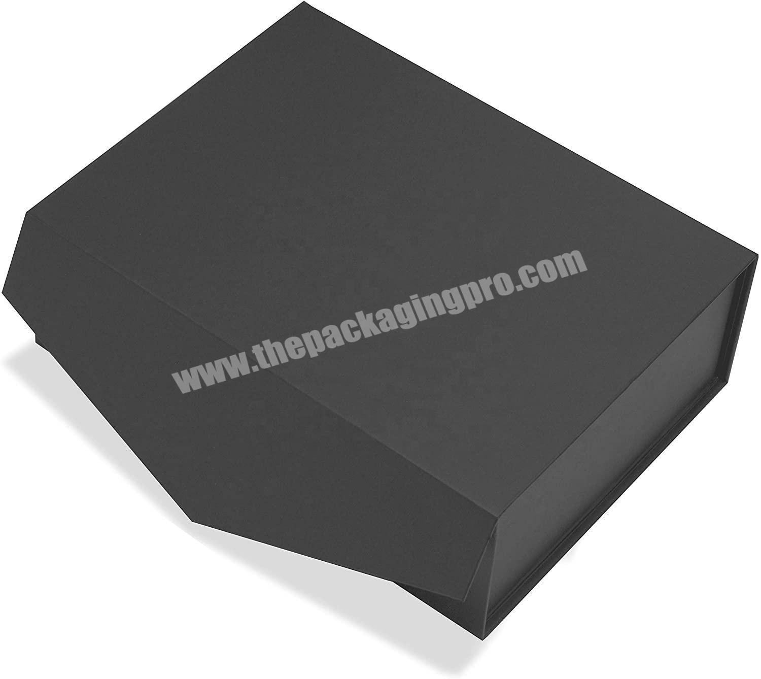 Matte Black Magnetic Closure Multiple use Gift Box with Lid