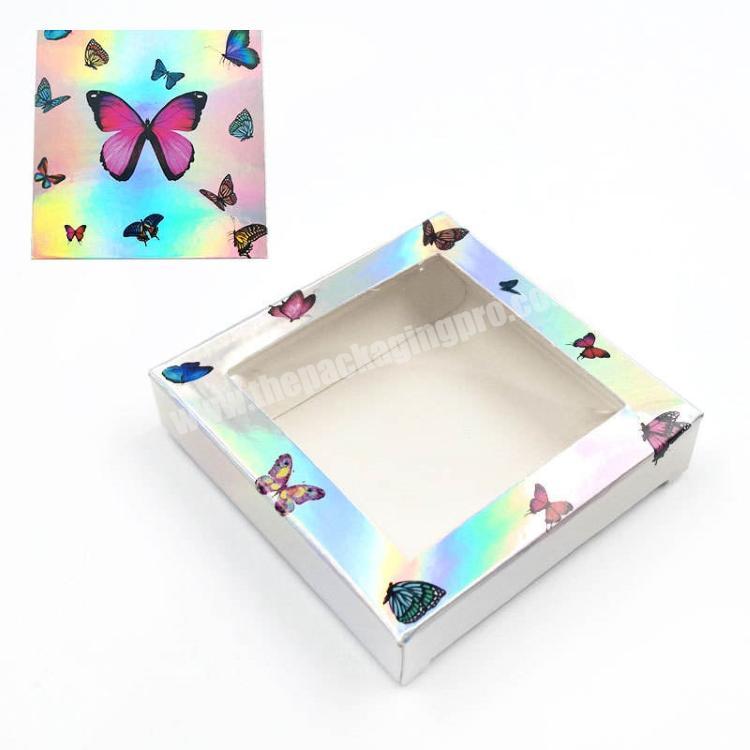 Modern Design Best Selling Eyelash Box Packaging Paper Laser False Reusable Eyelash Box