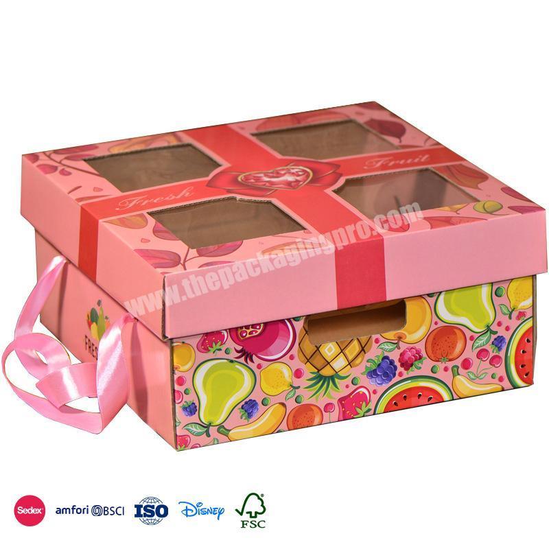 Most Selling Products Square fresh floral design with transparent lid festive flower fruit plate candy storage box manufacturer