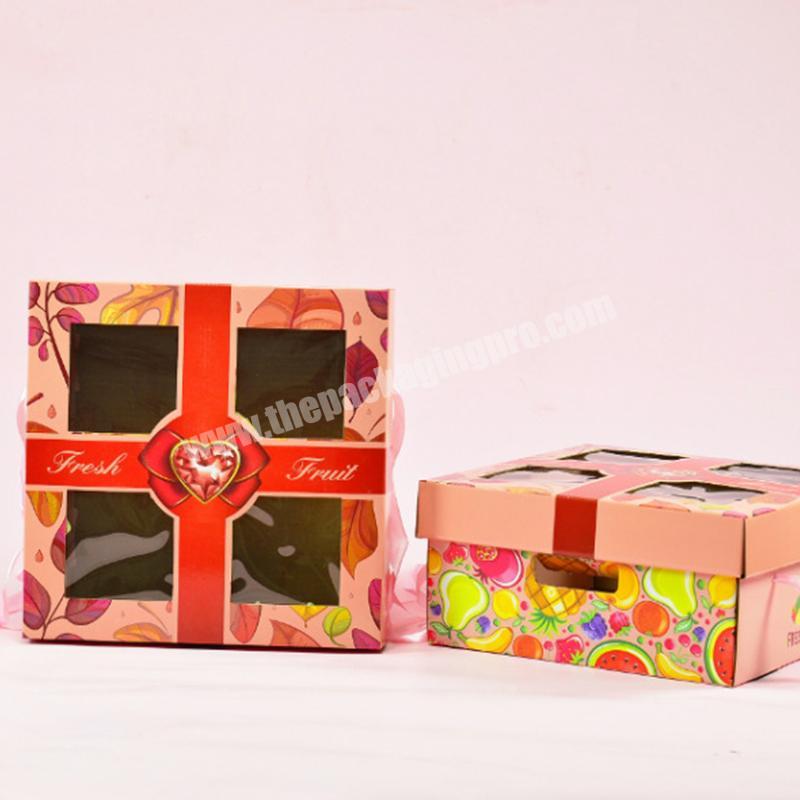 Most Selling Products Square fresh floral design with transparent lid festive flower fruit plate candy storage box wholesaler