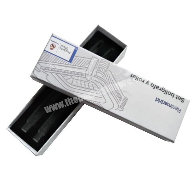 New 2 piece stationary storage notebook set gift cardboard luxury rigid paper pen packaging box