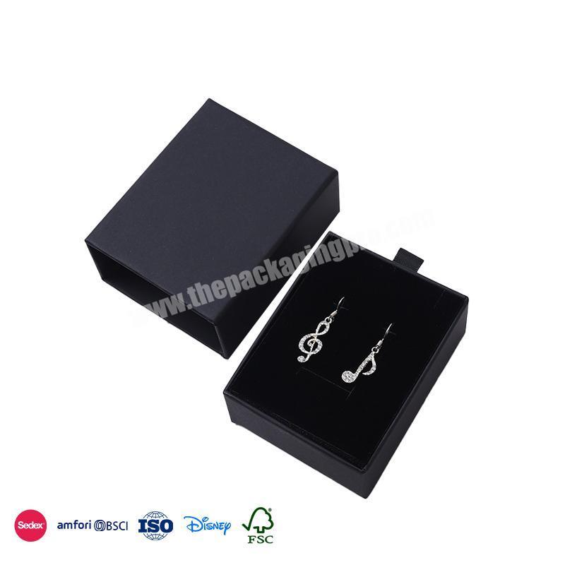 New China Products Thickened material drawer with delicate small pull button paper box packaging jewelry