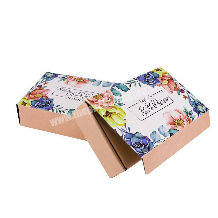 New Design Lovely Pink Gift Packaging Box Custom Logo