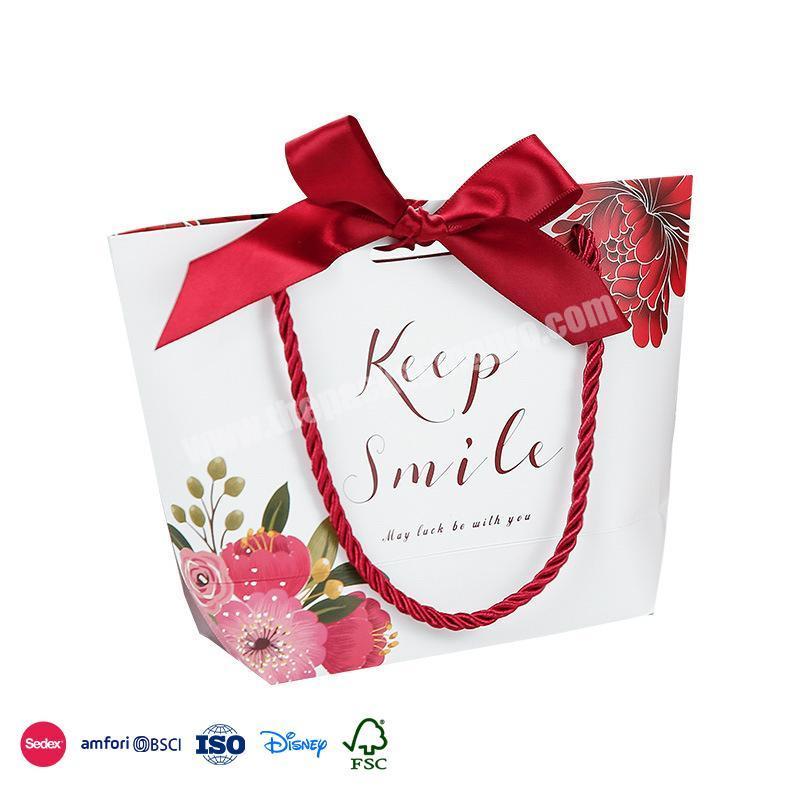 New Hot Selling Products Small romantic color packing tote bag can be customized box valentine for cosmetic