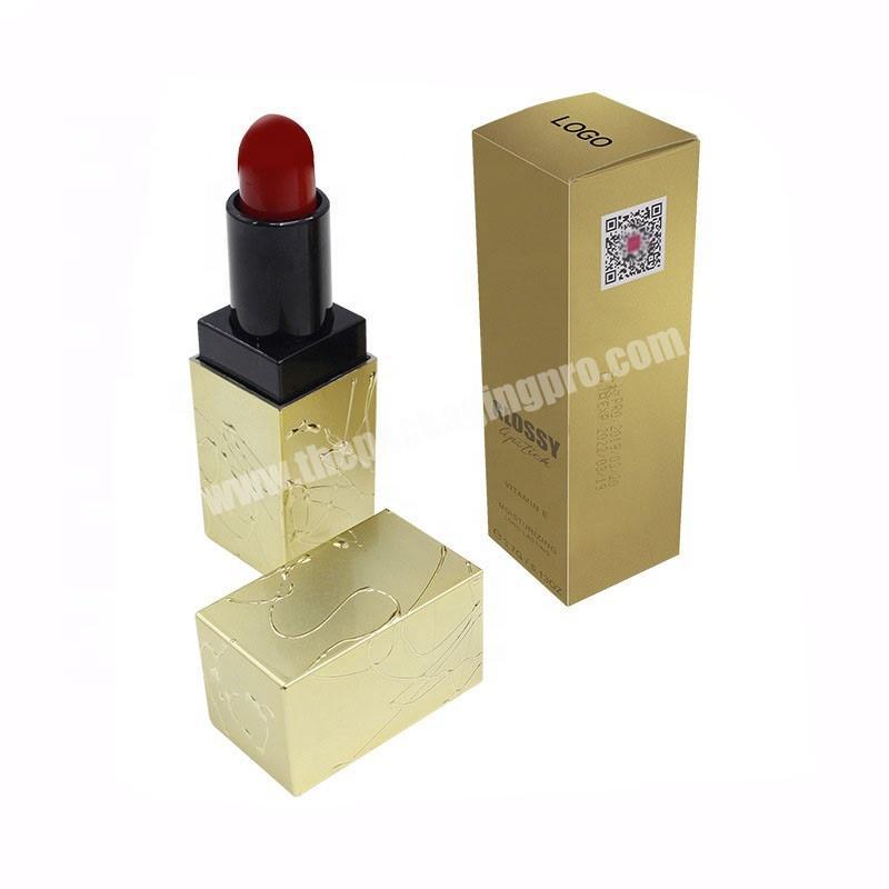 New product custom printed makeup brush packaging boxes for  lipstick