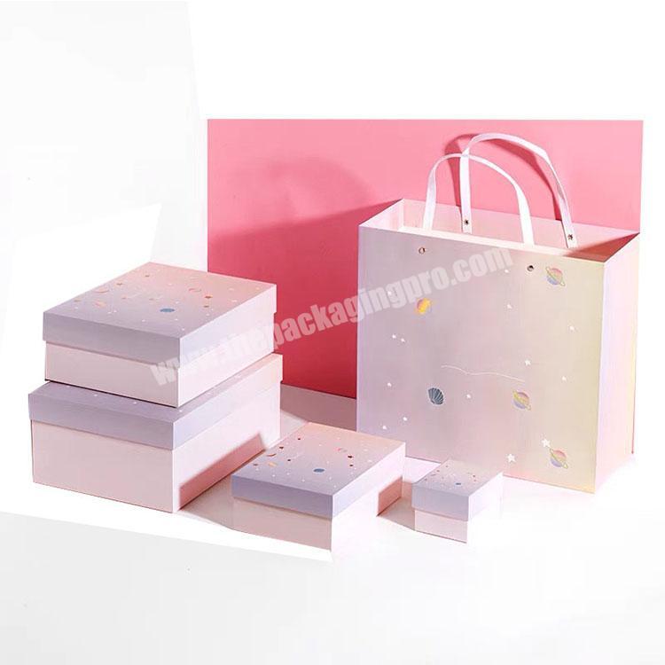 OEM Manufacturer Custom Design Made Luxury Rigid Cardboard Paper Gift Clothing Amazon Packaging Box With Handle