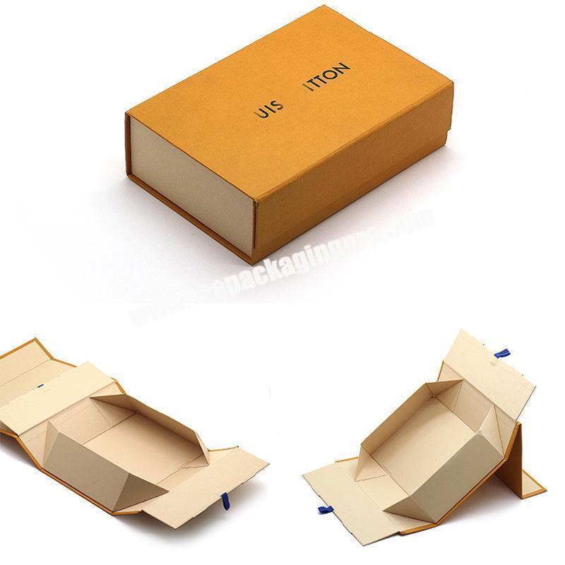 Wholesale Luxury Foldable Rigid Paper Custom Logo Printing Elegant Magnetic Cardboard Gift Boxes