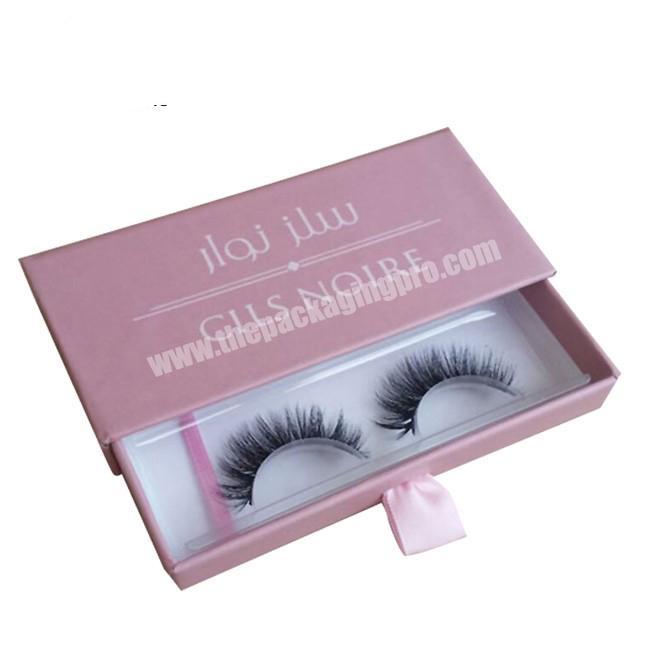 OEM Service Customized Printing Packaging Box Individual Fluffy False Eyelash Fur Lashes 3d Mink Eyelashes Pack