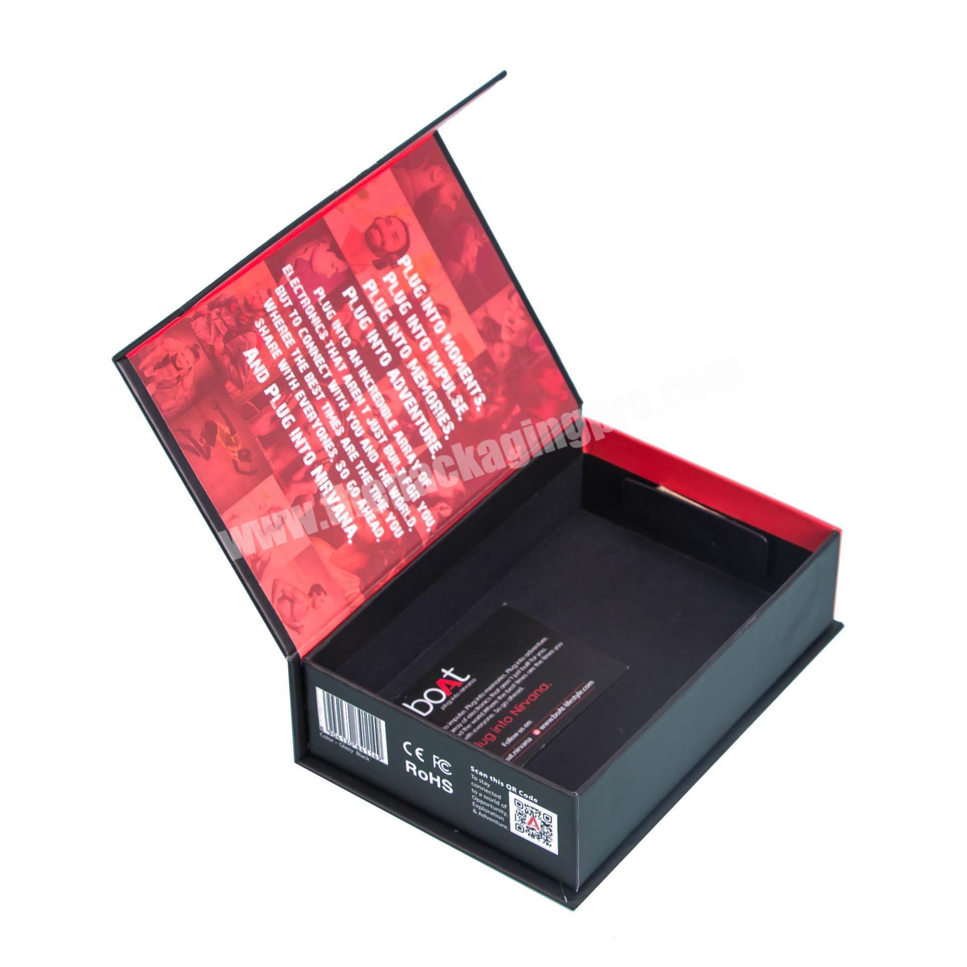 Oem Accept Custom Retail Usb Cable Holographic Headphone Packaging Box