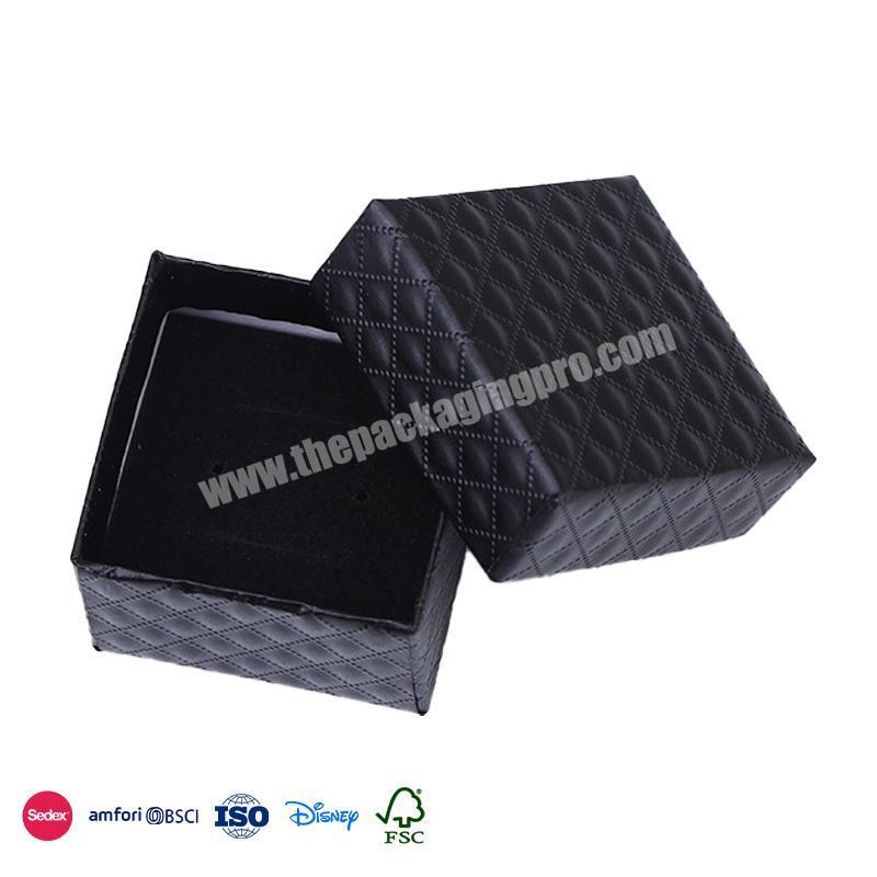 Online Shop Hot Selling Black and white same-color plaid small polka dot design personalized jewelry boxes