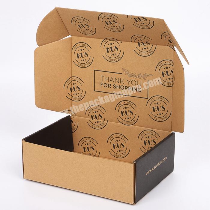 Packaging Custom Design Kraft Paper Corrugated Box Mail Packaging Boxes
