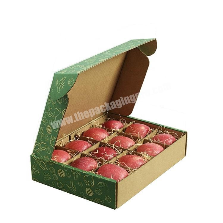 Paper packaging specification Corrugated apple fruit packaging boxes