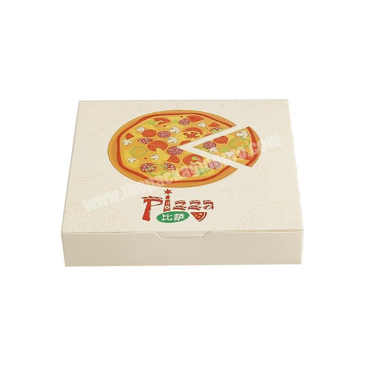 Paper pizza packaging box