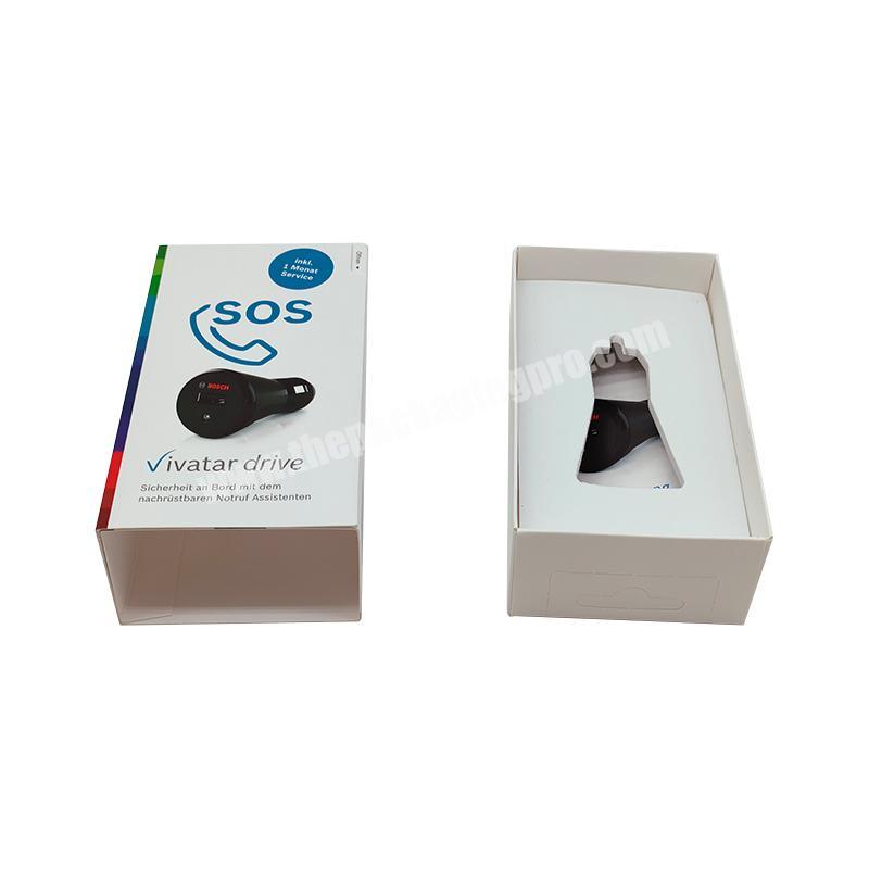 Paperboard Household Products Embossing Cardboard Gift Premium Package Box Small Box Packaging Customized 300 Pcs Accept