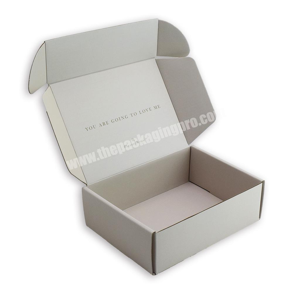 Personalize Printing Corrugated Cardboard Shipping Box Packaging for Beauty Skin Care Cosmetic Set Packaging