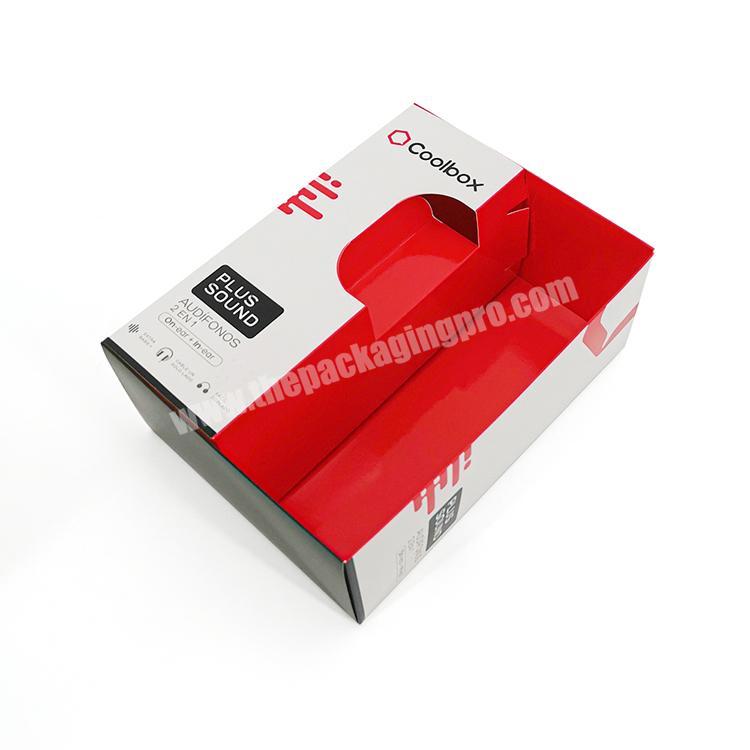 Personalized Earphone Packaging Paper Box  Low Price Paper Packaging Boxes  Rectangle Earphone Box