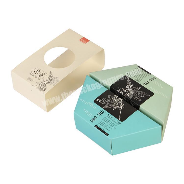 Salable Trapezoid Gift Box  Customizable Trapezoid Paper Box Coloured Trapezoidal Packaging Box for Tea