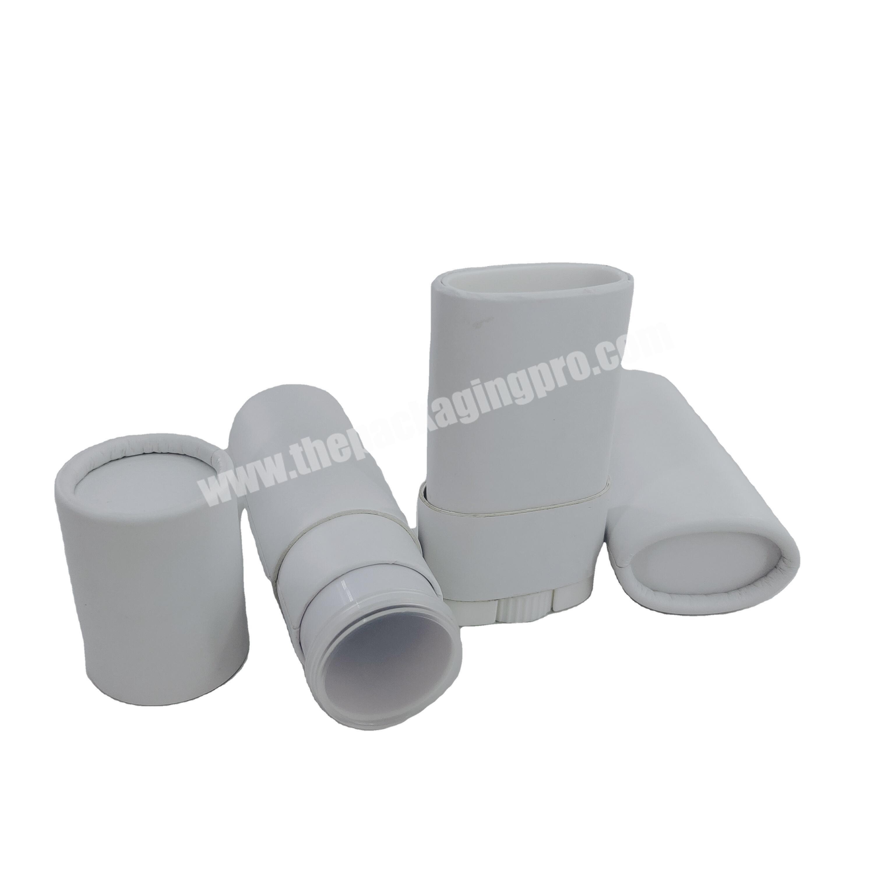 Plastic Base Paper Body Deodorant Container Paperboard Containers Twist Up Paper Deodorant Tubes