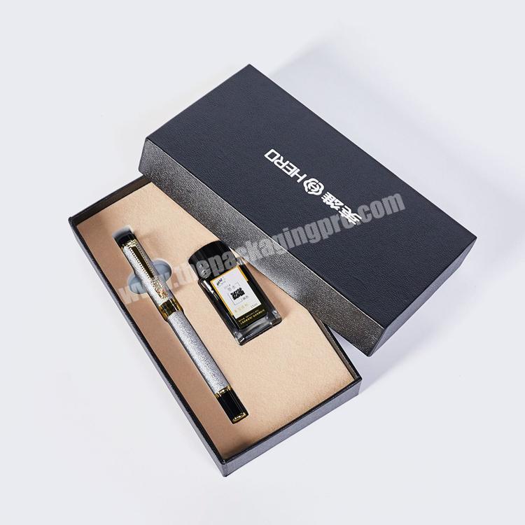 Premium Luxury Rigid Paper Business Gift Pen Box Packaging Customized High Quality Pen Gift Set Packaging Box
