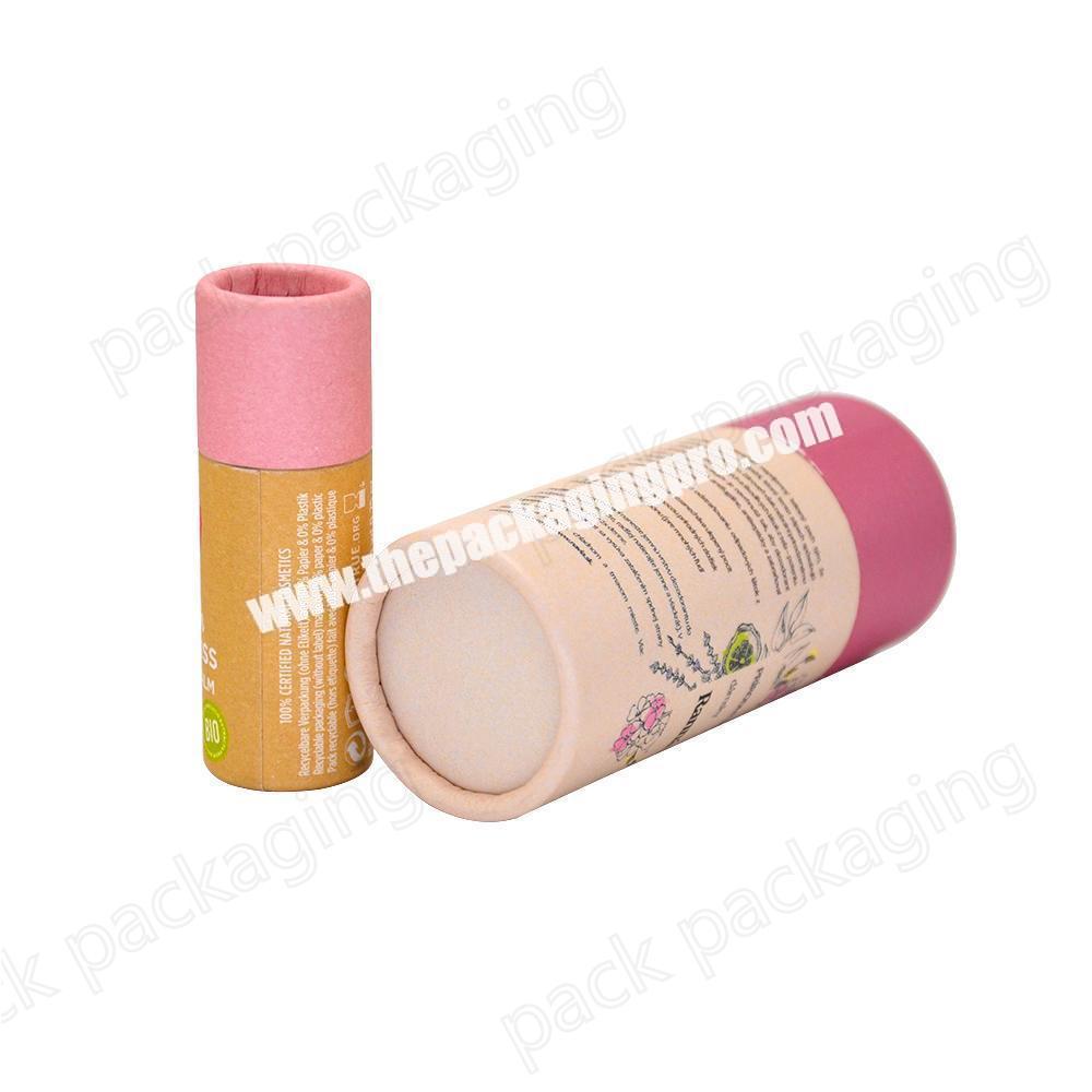 Eco friendly big size 75g deodorant sticks containers push up paper tube packaging