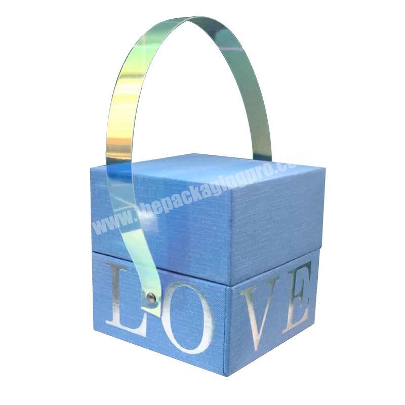 Professional Luxury Favor Wedding Surprise Birthday Anniversary Love Candy Box Creative With Logo Jewelry Ring Storage Box