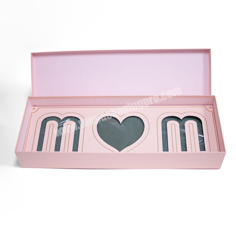 Rectangular Love Mom Flower Box With Liners and Foams Mother's Day gift