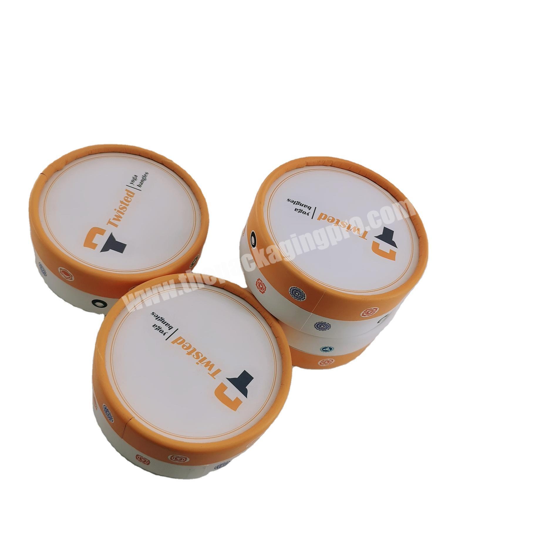 Recyclable Cylinder Cosmetic Paper Container Skincare Face Mask Eye Cream Paper Tube Packaging