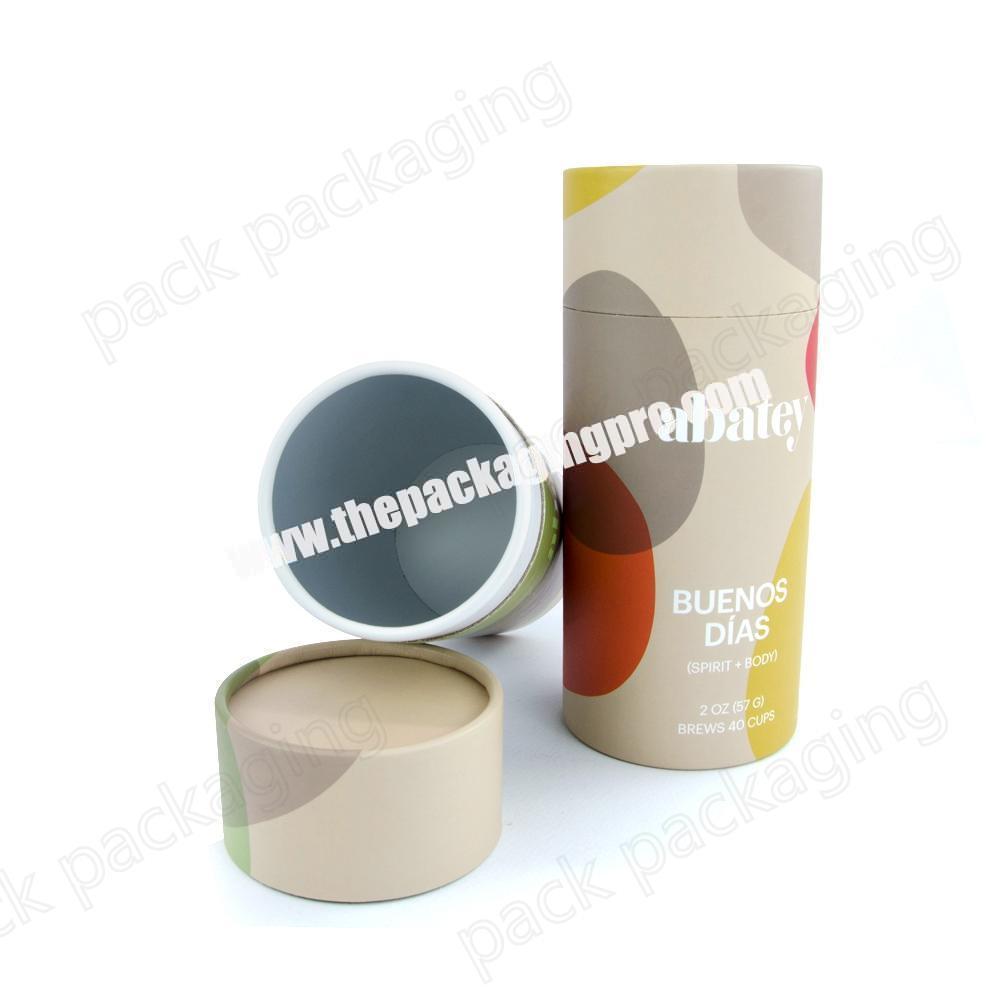 Personalized Custom Luxury Cardboard Coffee Tea Bag Packaging Paper Tube