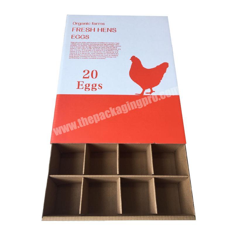 Recycled Kraft Paper Chicken egg carton 510 pack egg box cartons packaging